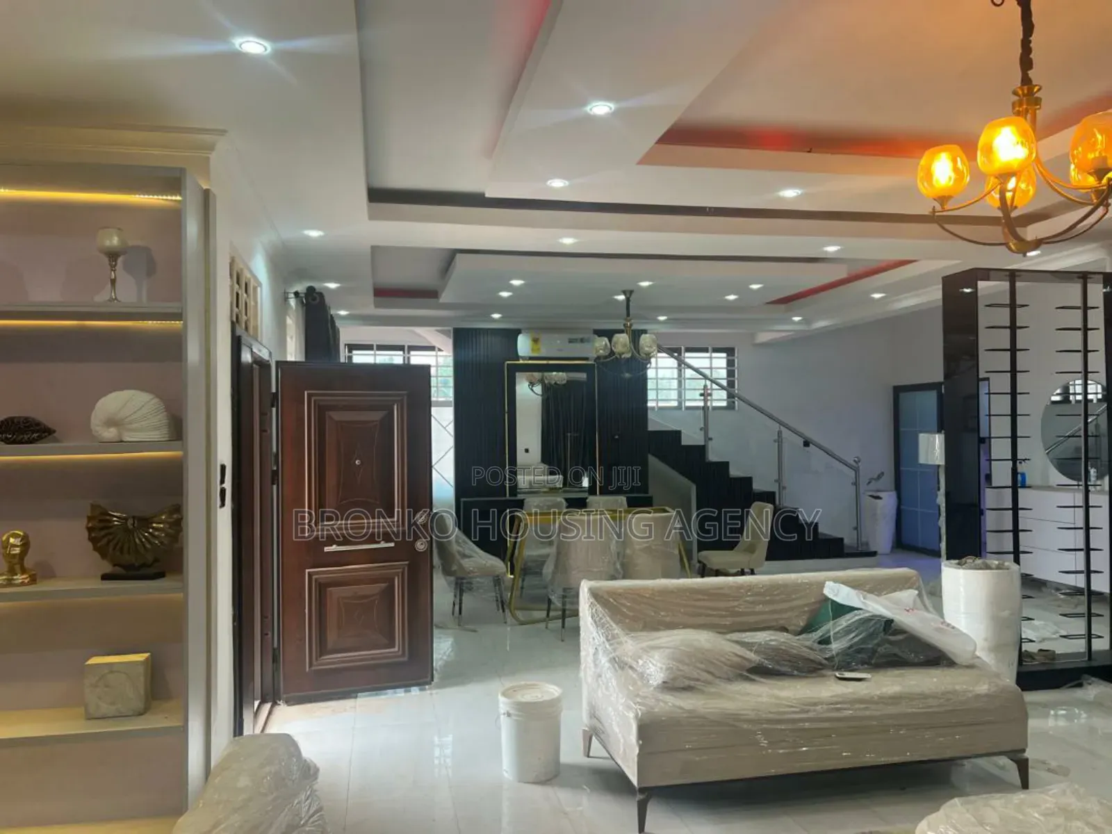Furnished 5bdrm House in Bronko Housing, Spintex for rent
