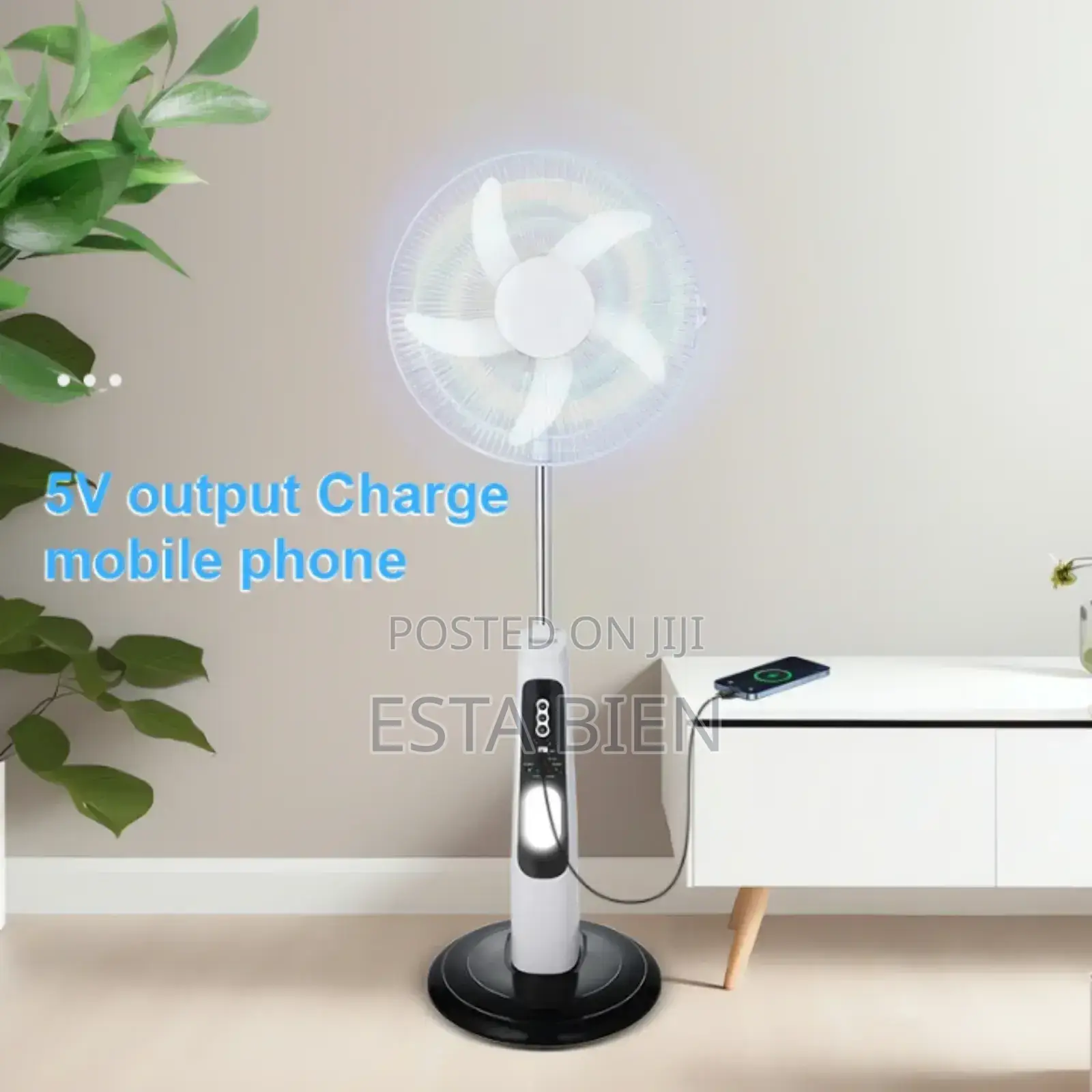 Solar Rechargeable Fan