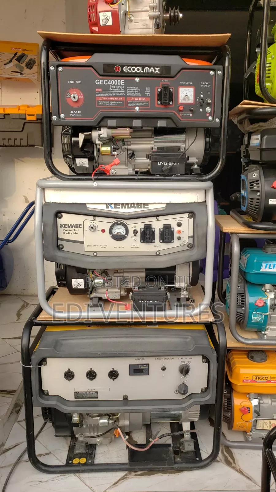 Wide Range of Generators on Sale for All Purposes.