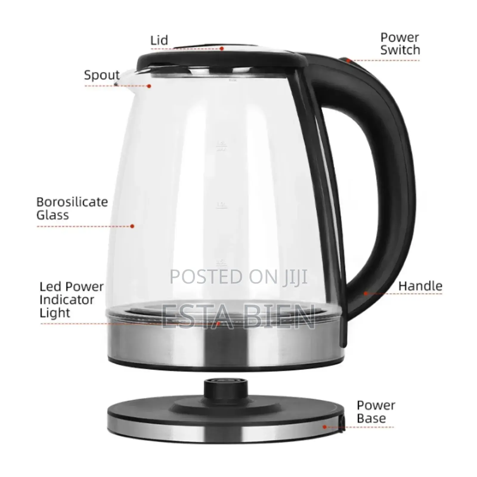 Raf Glass Kettle