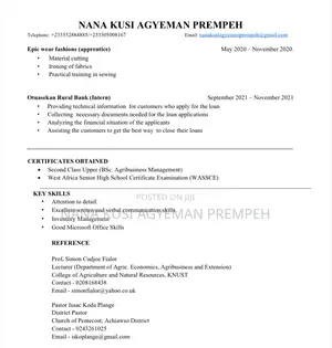 Accounting Finance CV