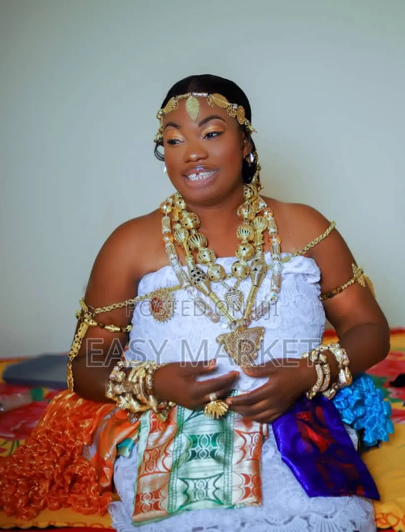 Gold Accessories With Kente for All Ages