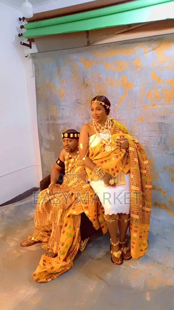 Gold Accessories With Kente for All Ages