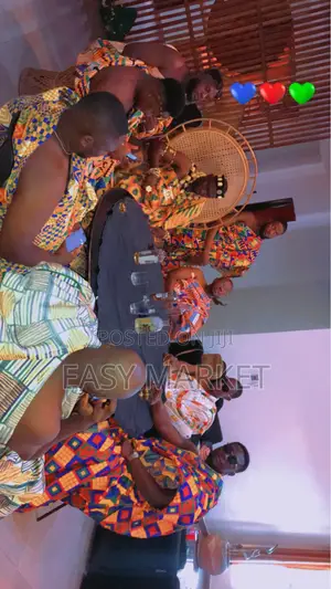 Gold Accessories With Kente for All Ages