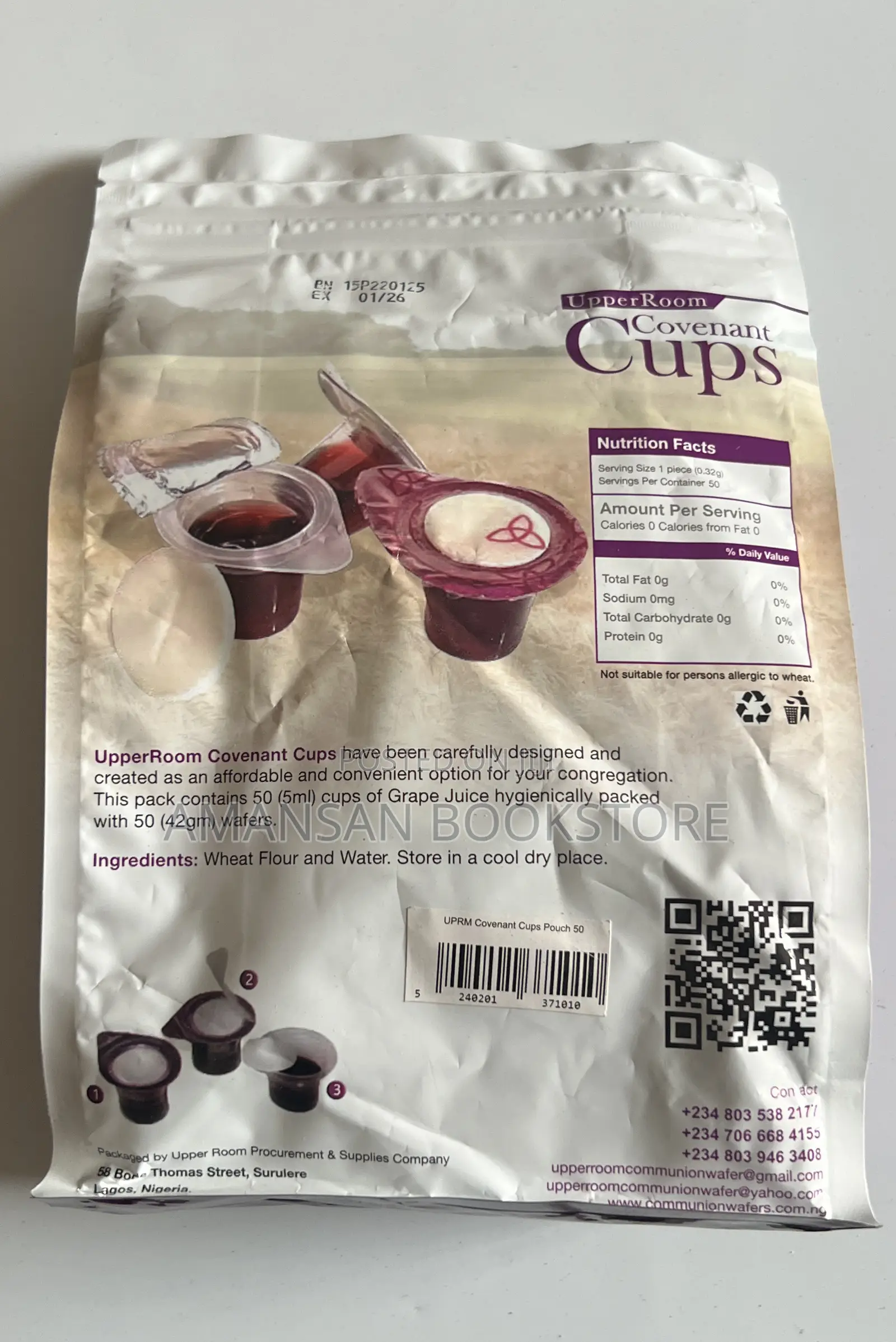 Communion Wafers and Wine