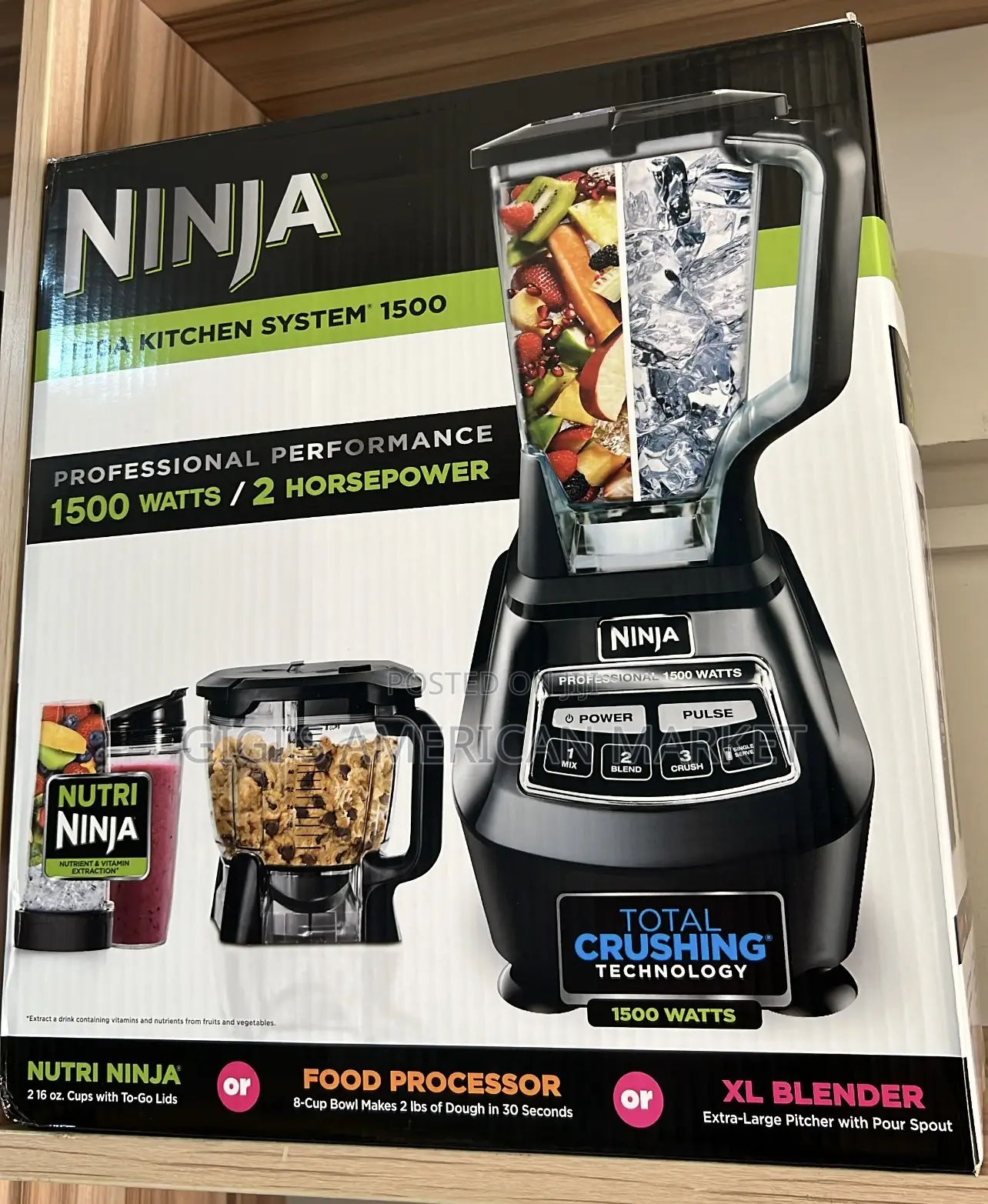 Ninja Blender 1500w_2hp. Professional