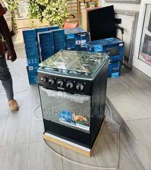 Efficient Nasco Gas Oven 4 Burner With Grill.