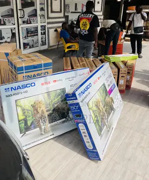 Get Classic Nasco 50 Inch FHD Satellite Smart Screen Tv.