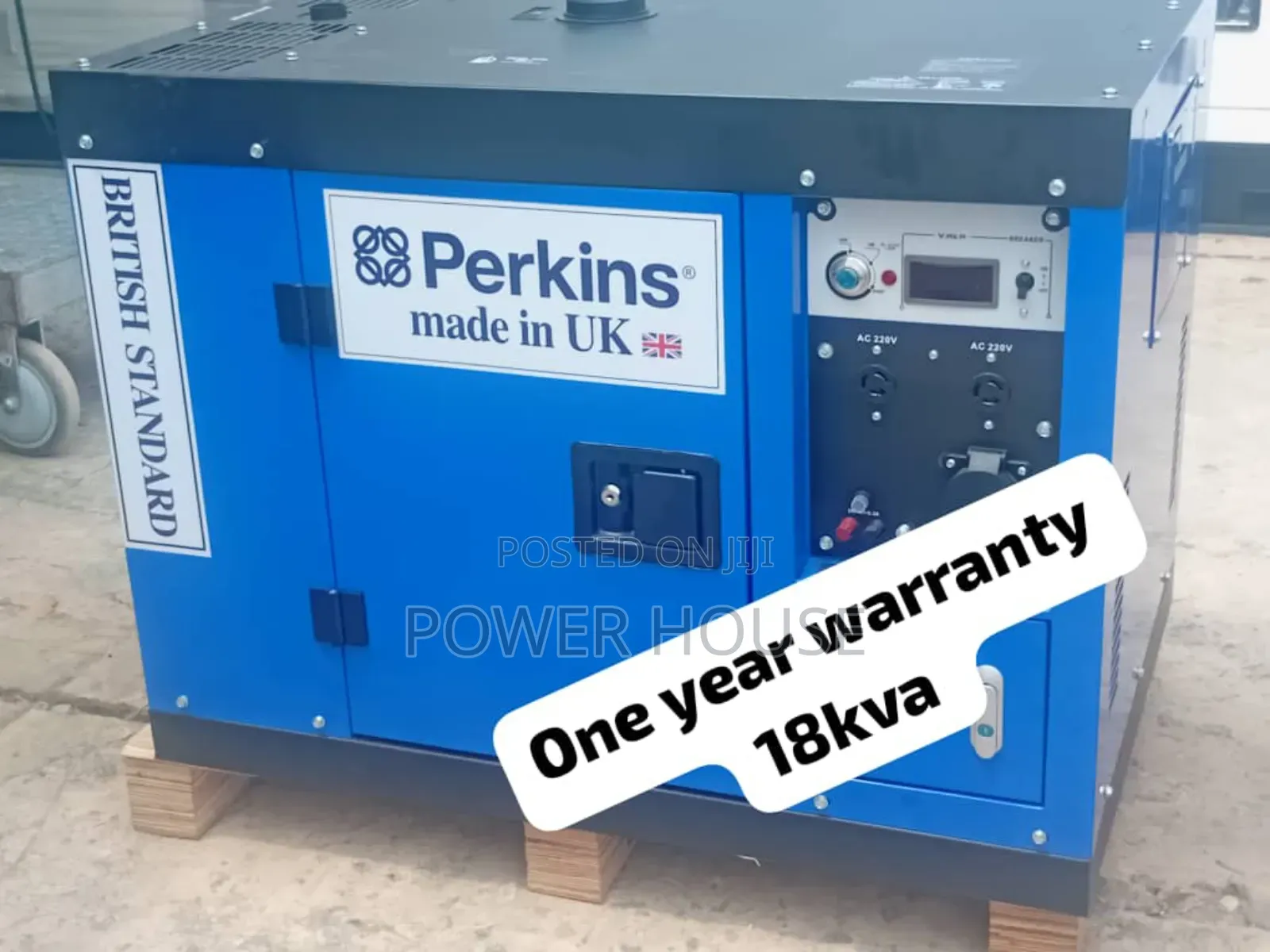Franchised 18kva Perkins Diesel 15000watts Silent Generator