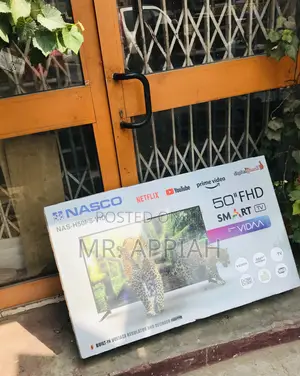 Choose Latest Nasco 50 Inch FHD Satellite Smart Screen Tv.