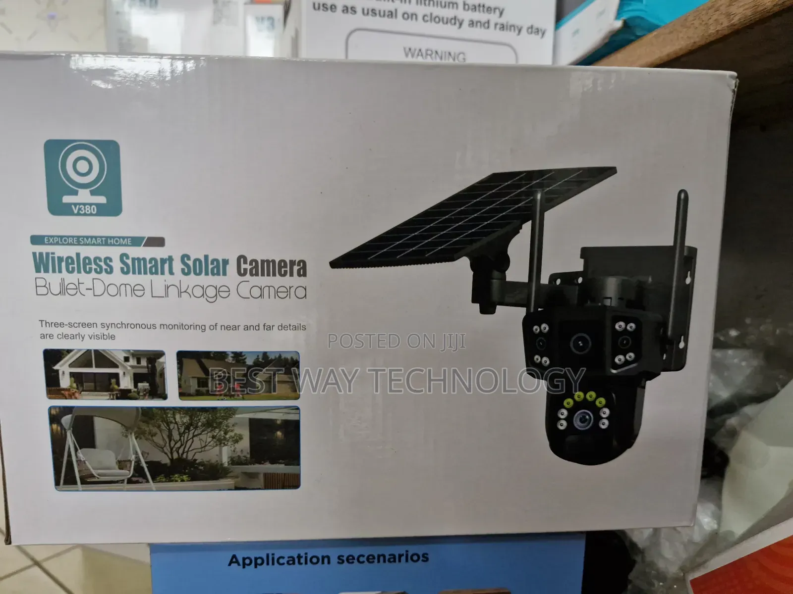 PTZ Solar Camera Wifi V380