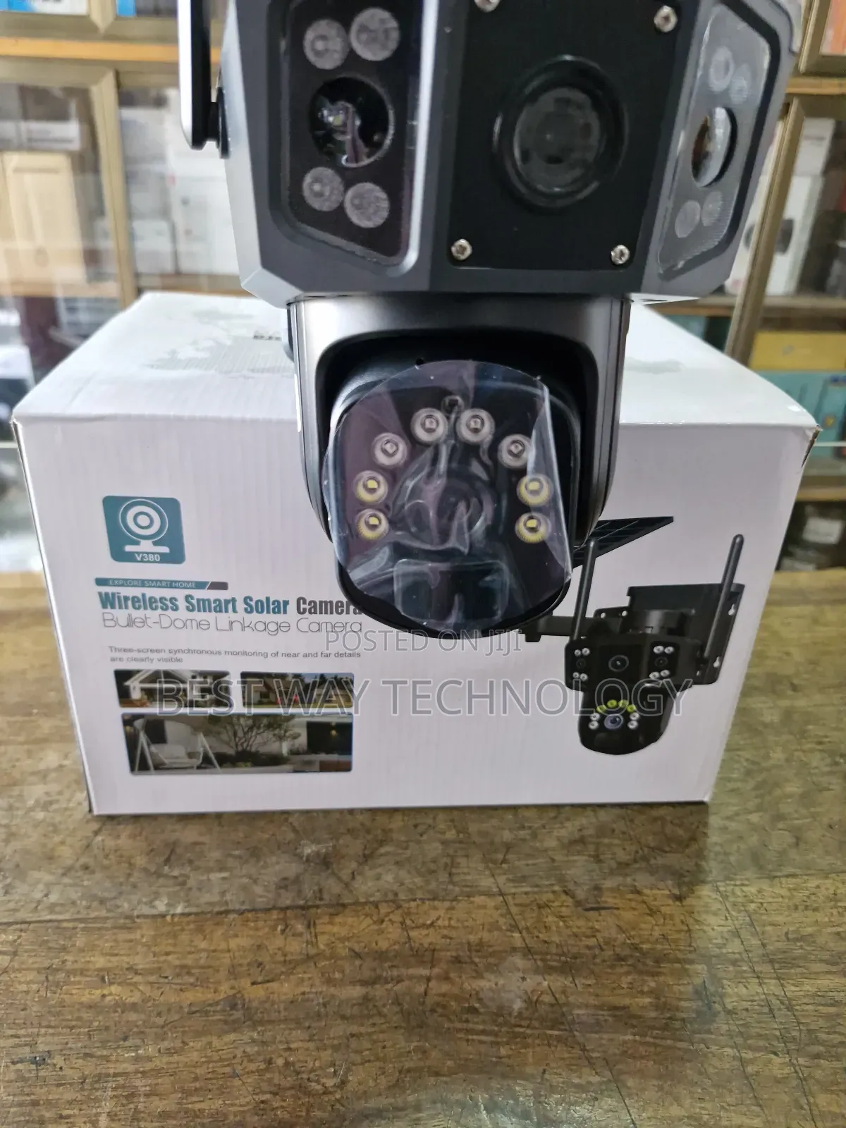 PTZ Solar Camera Wifi V380