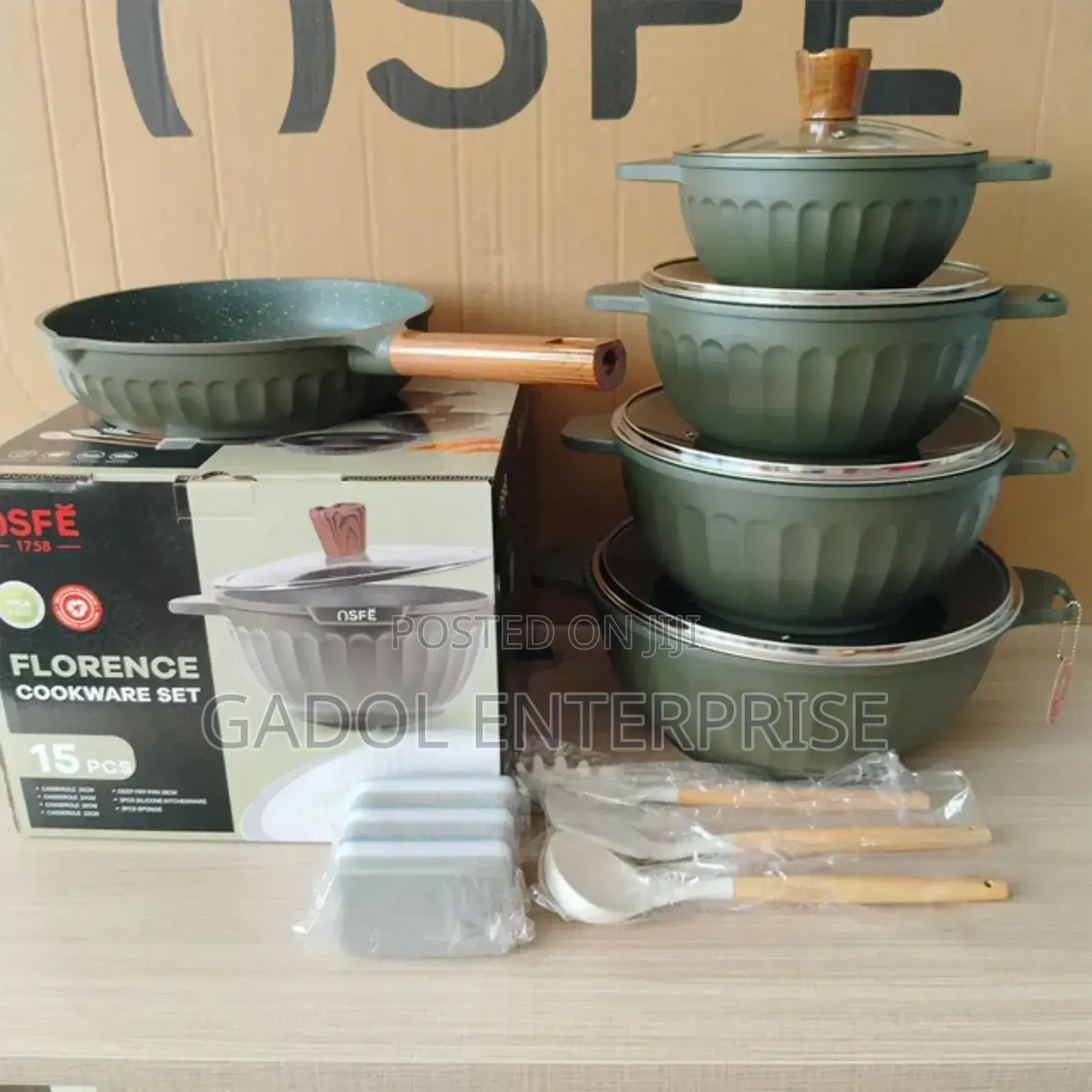Diecast Marble Non Stick Cookware