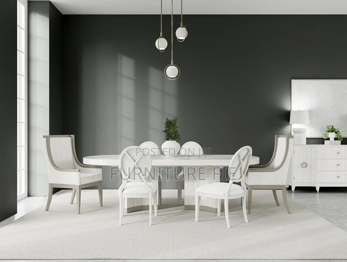 Warlington Dining Set (Table,6 Chairs + Credenza From Macy’S