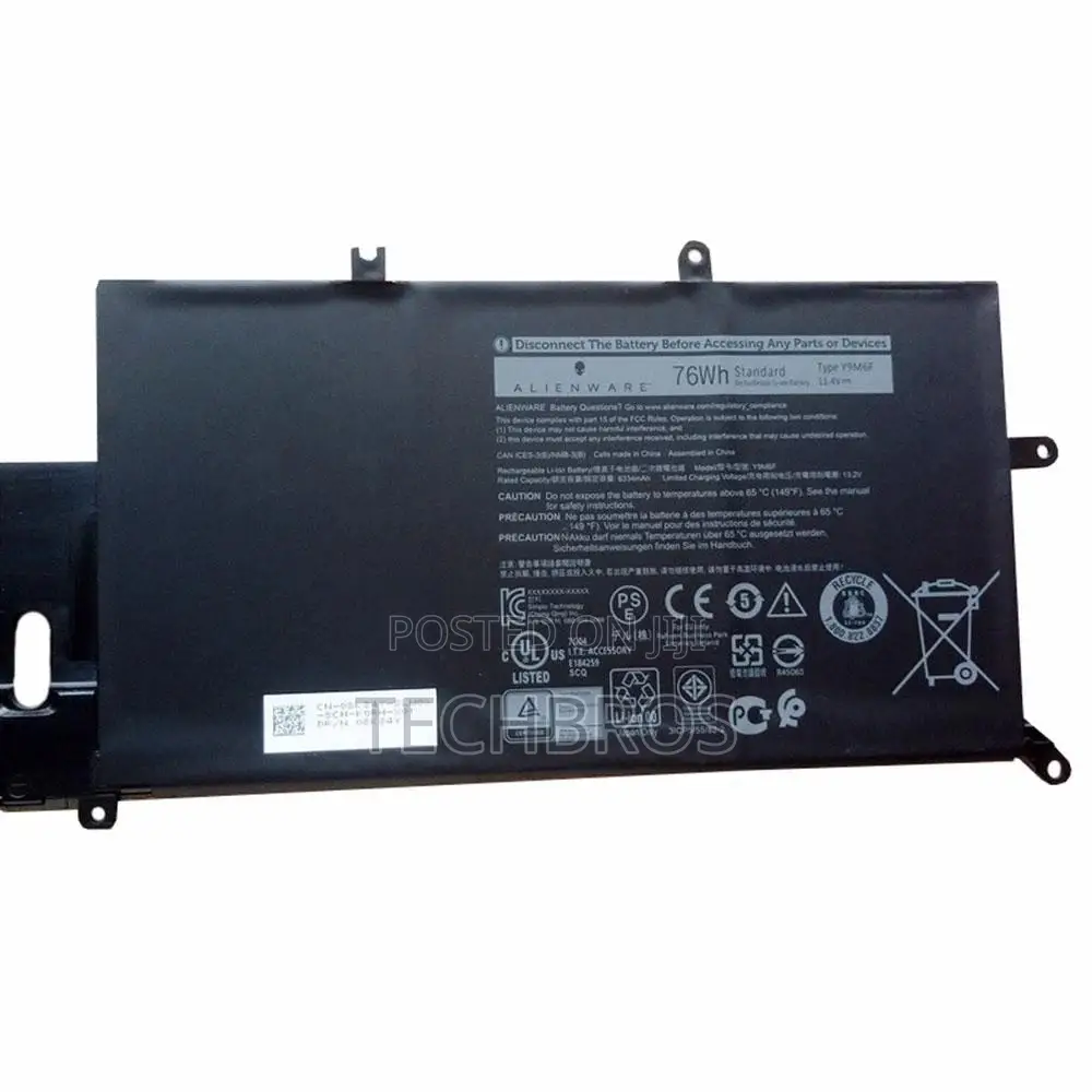 Original Y9m6f Battery For Dell Alienware M15 M17 R2