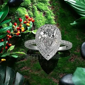 Pear-Shaped Dainty Promise Ring (Free Case)
