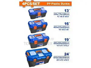 4 Pcs Plastic Tool Boxes Set # Wtb2104