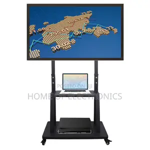 Firm Flexible Feet Mobile Trolley Tv Stand(60-100 Inch)