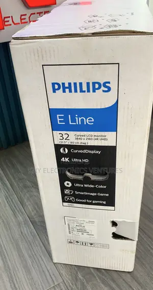 Philips E Line 32”Curved LCD Monitor