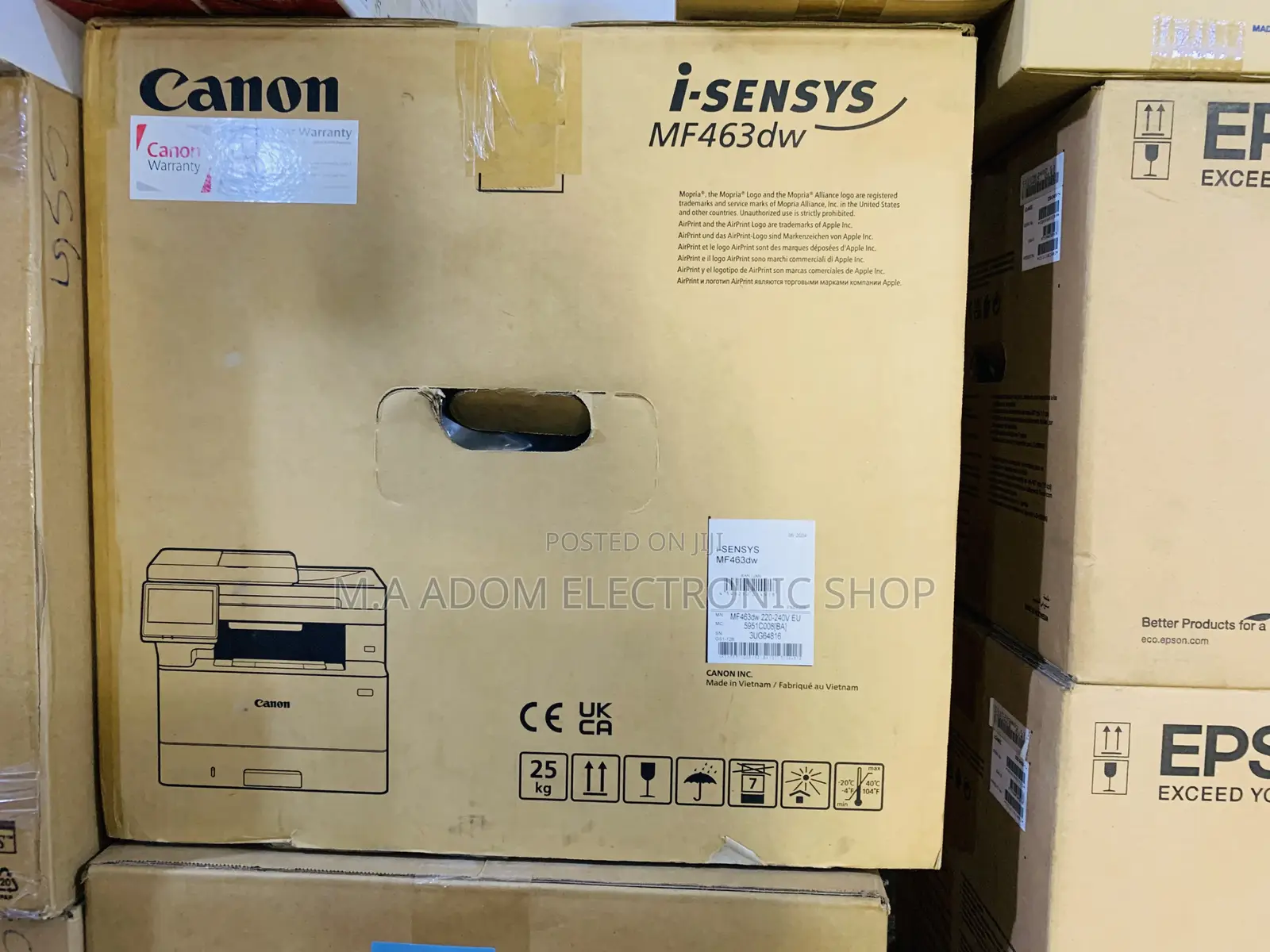 I-Sensys Canon Mf 463dw Printer A4 Black White