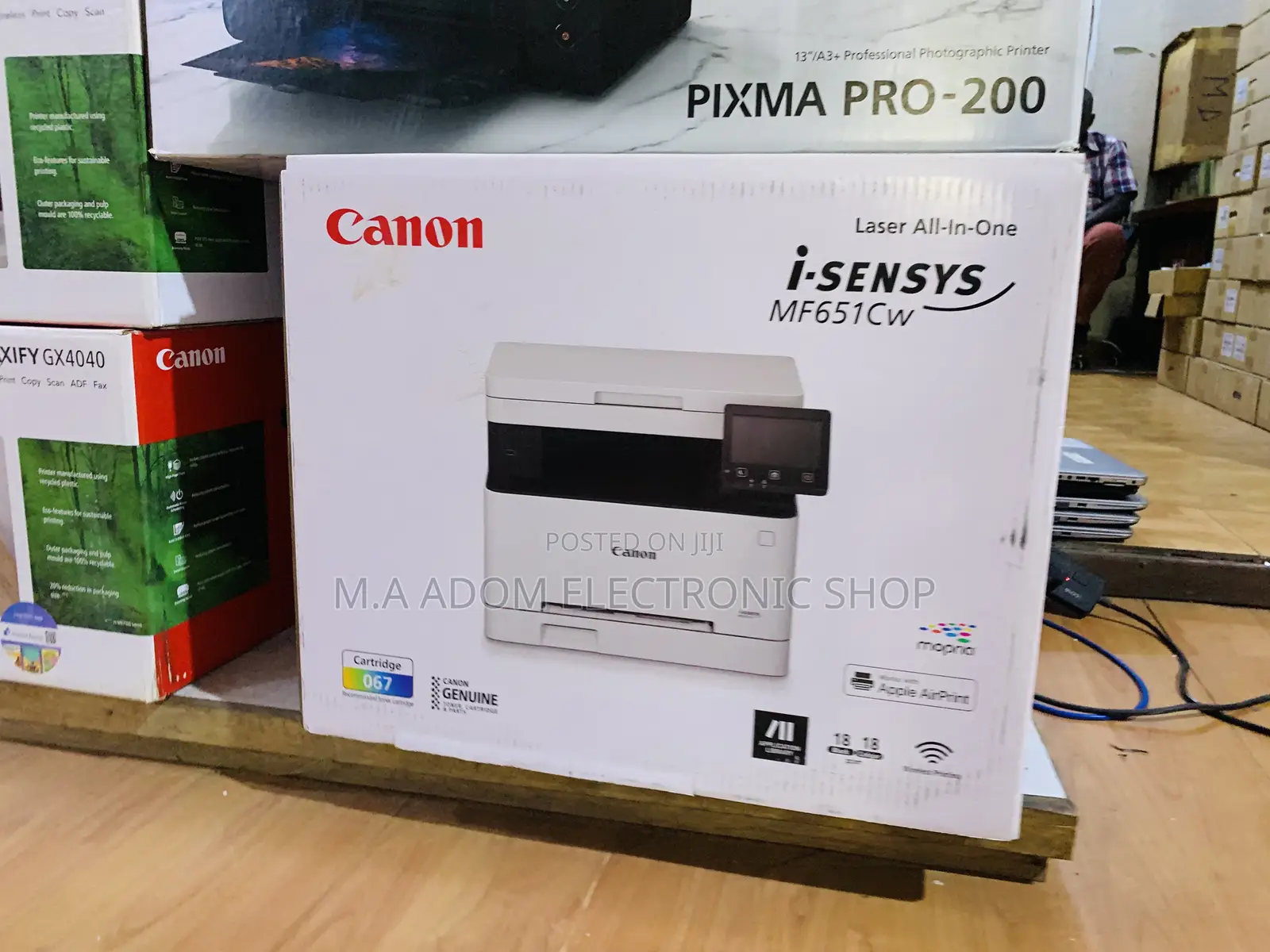 Canon I-Sensys Mf651cw Wireless Colour Multifunction Laser