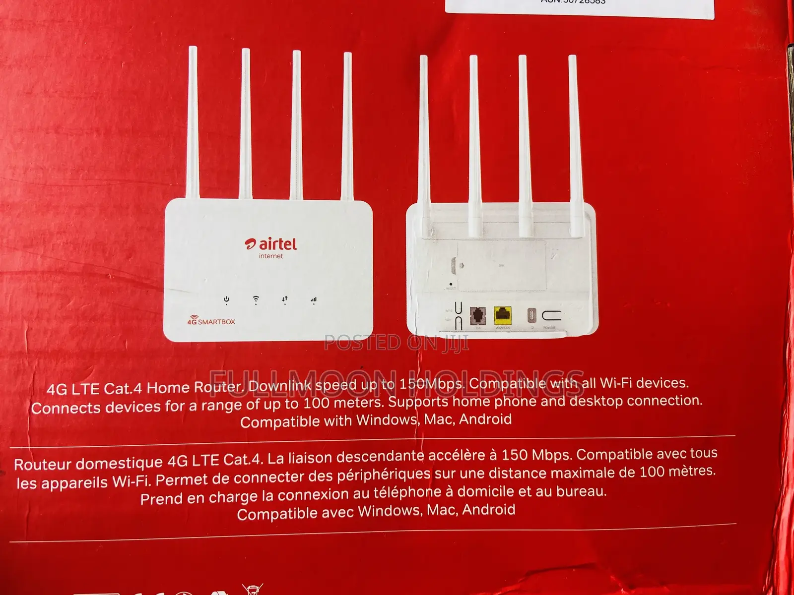 Rechargeable Universal Airtel Router Takes All Sim