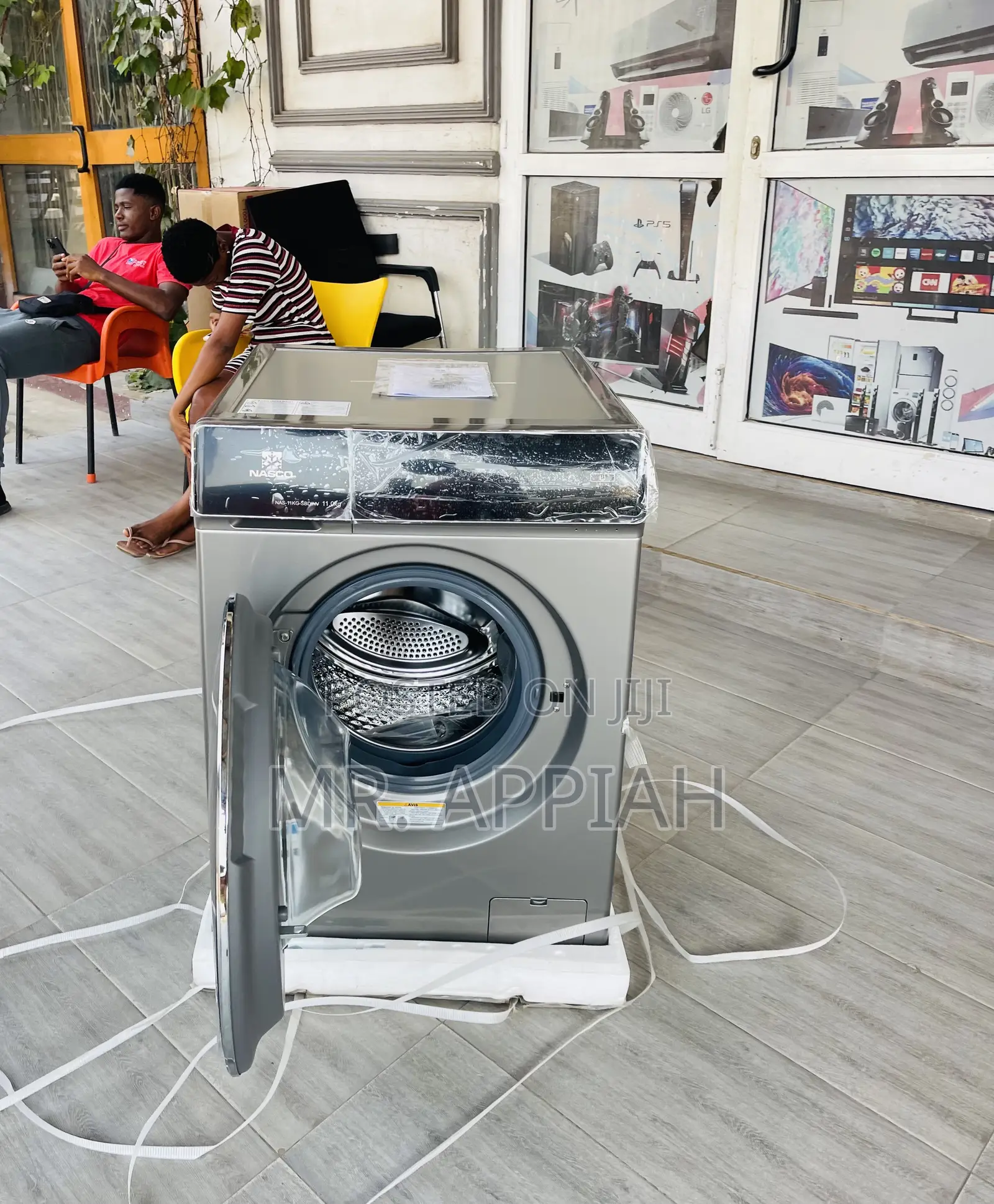 Fully Automatic Nasco 11kg Washing Machine(Silver).