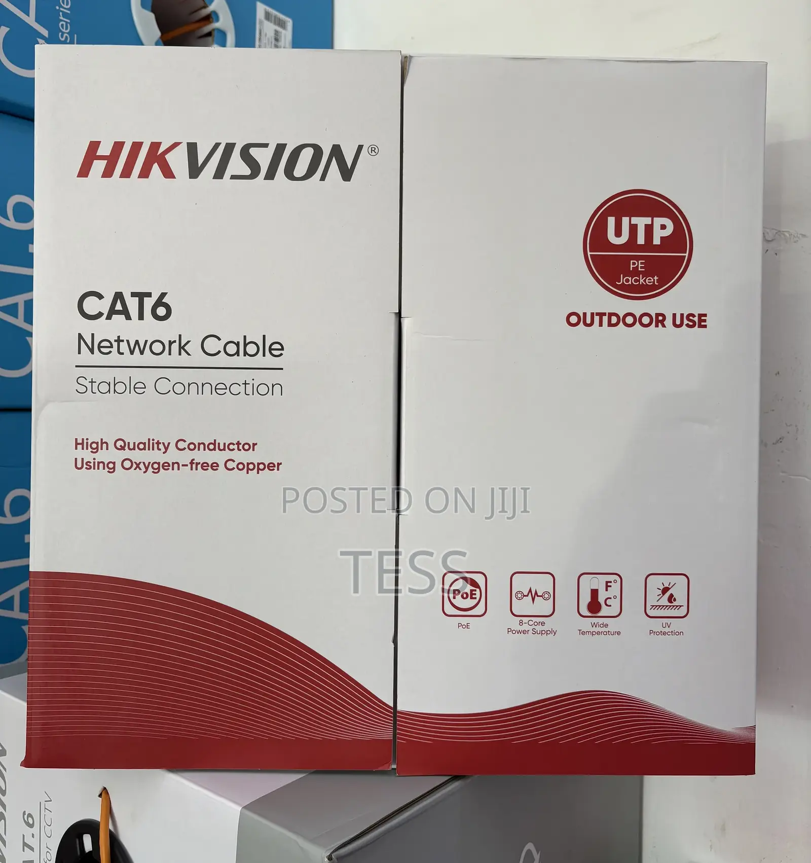 Hikvision Cat6 Outdoor Utp Cable (Solid Copper)Ds-1ln6outpe