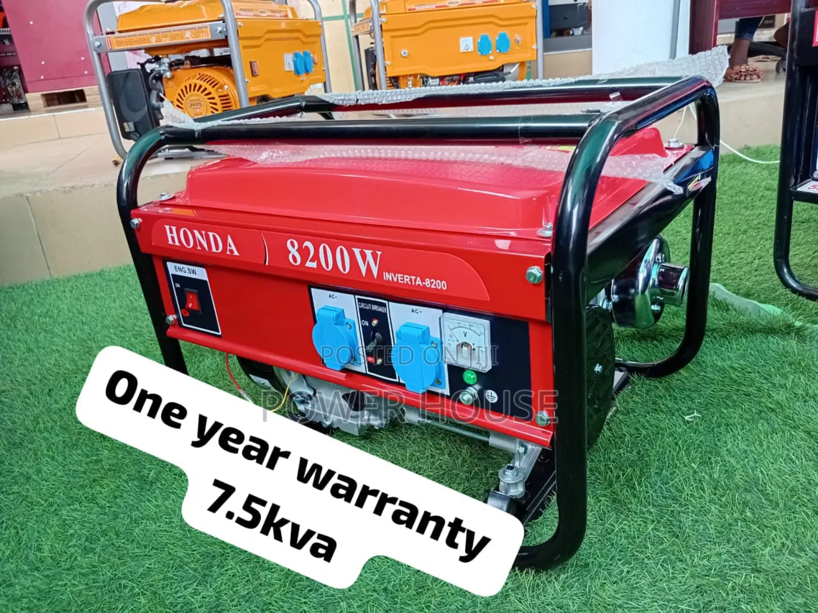 Infallible 7.5kva Honda Petrol Generator 8200watts Honda