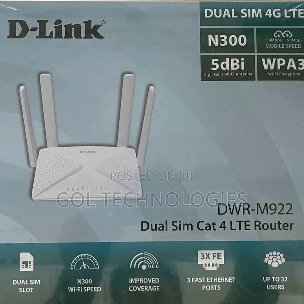 Dlink 4g Universal Wireless N300 Dual Sim 4g Lte Router