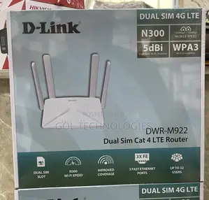 Dlink 4g Universal Wireless N300 Dual Sim 4g Lte Router