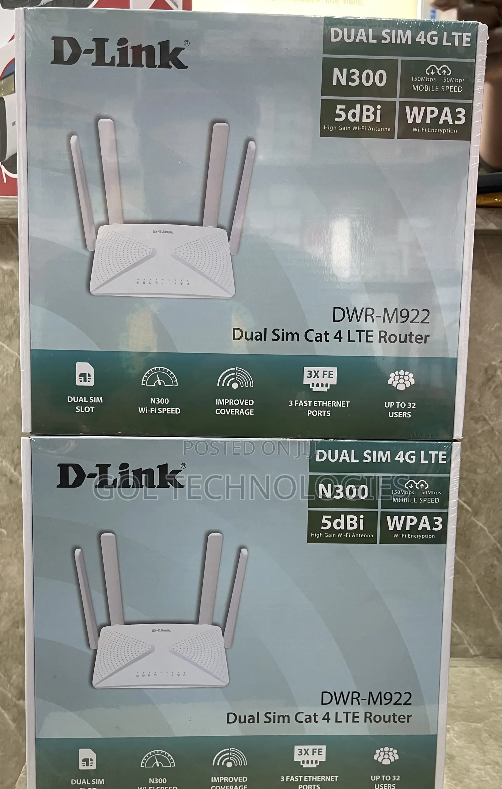 Dlink 4g Universal Wireless N300 Dual Sim 4g Lte Router
