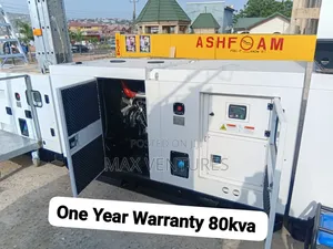 Generator 80kva Diesel Generator 100% Copper Gen 80kva New