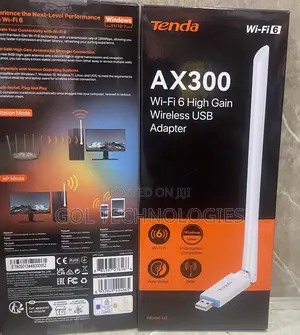 U2 V5.0 Ax300 Wi-fi 6 High Gain Wireless Usb Adapter