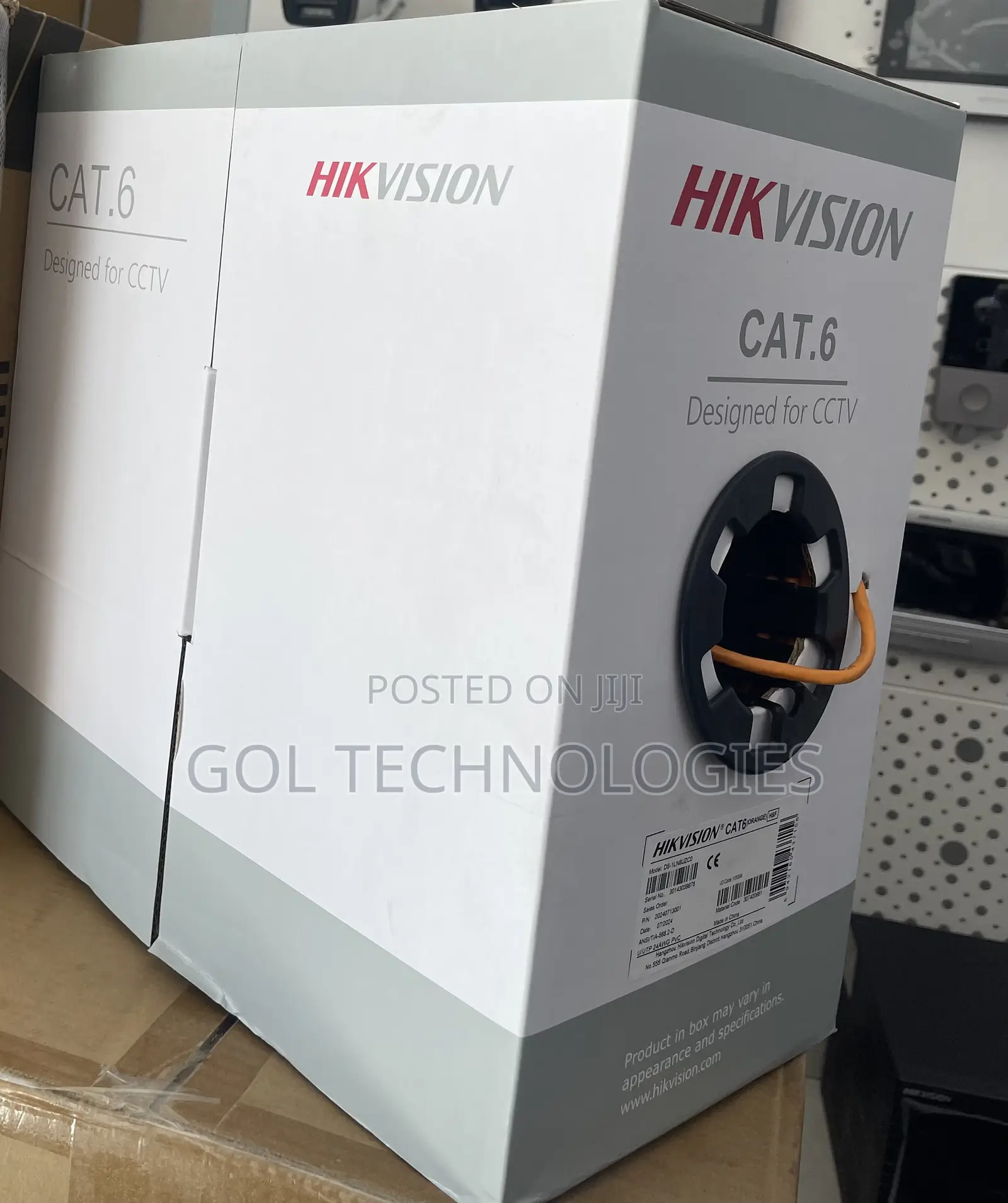 Hikvision Full Copper Cable 305m Ds-1ln6uzc0 100% Cpper Cat6