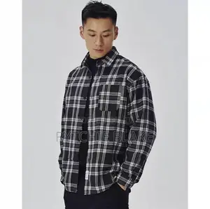 Men Casual Check Shirt Size M