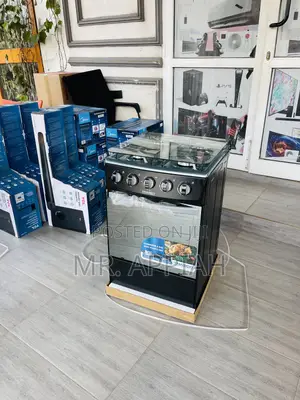 Purchase Nasco Gas Oven 4 Burner With Grill(Black).