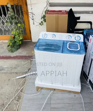 New Nasco 7kg Semi-Auto Spin Dry Electric Washing Machine.