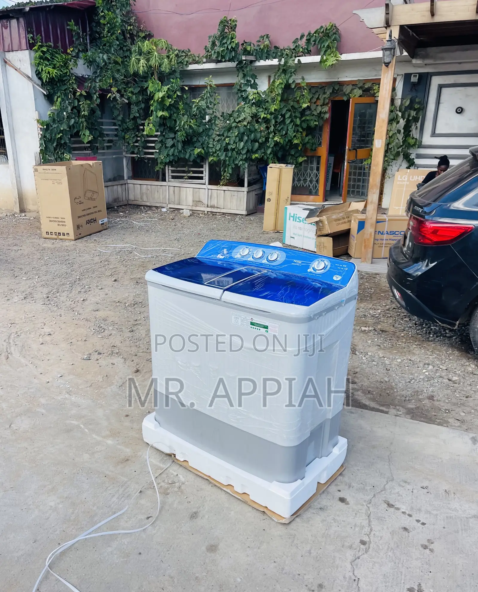 Quality Haier 18kg Spin Dry Top Load Washing Machine.
