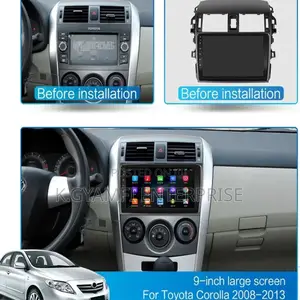 Quality Android Car Tape for Toyota Corolla 2009 to 2013
