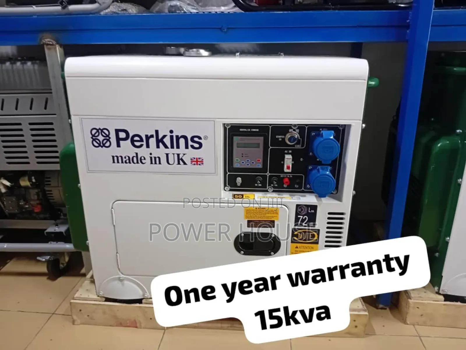 Unalloyed 15kva 13000watts Diesel Perkins Generator 15kva