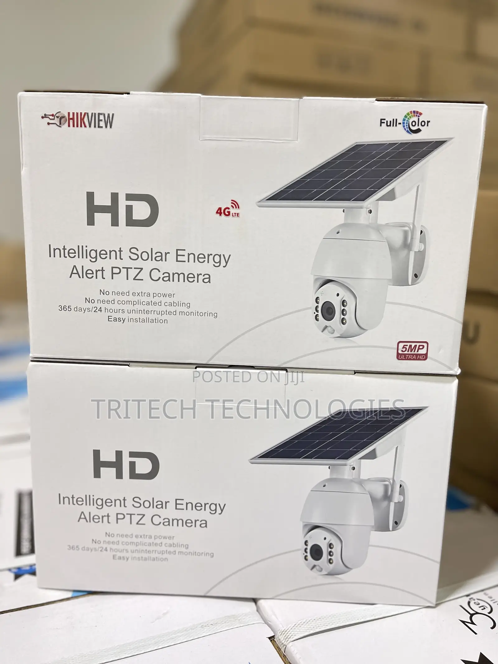 Hikview 4g Solar PTZ Camera (3mp) Ubox App