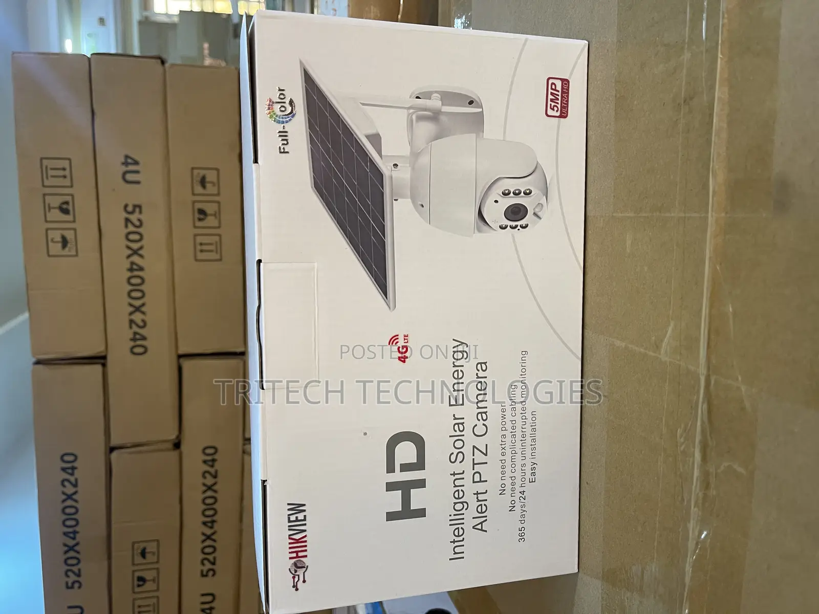 Hikview 4g Solar PTZ Camera (3mp) Ubox App