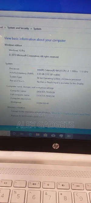 Laptop HP 4GB Intel Celeron HDD 60GB