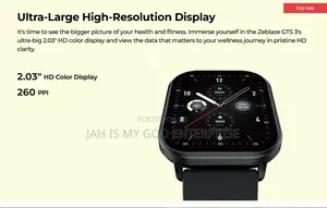 Zeblaze Gts 3 Waterproof Smartwatch