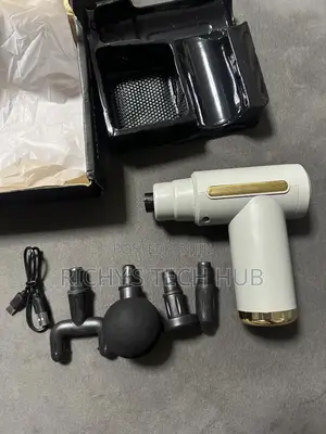 Fascia Electric Body Massage Gun With 4 Replaceable Head
