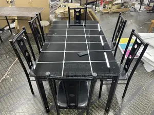Glass Dining Table With Six Chairs
