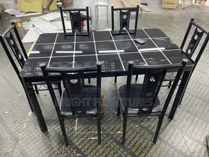 Glass Dining Table With Six Chairs