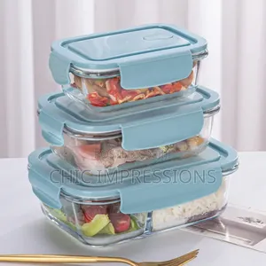 Borosilicate Storage Glass Bowl 3pcs