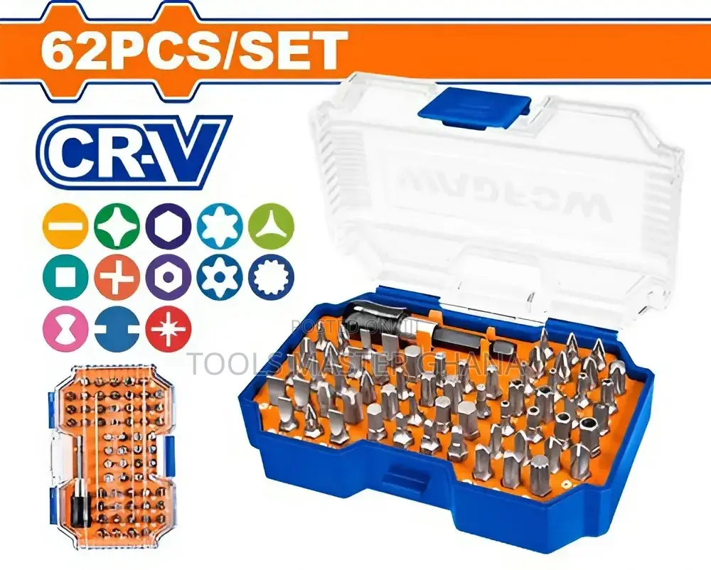 62 Pcs Screwdriver Bits Set # Wbs3b62